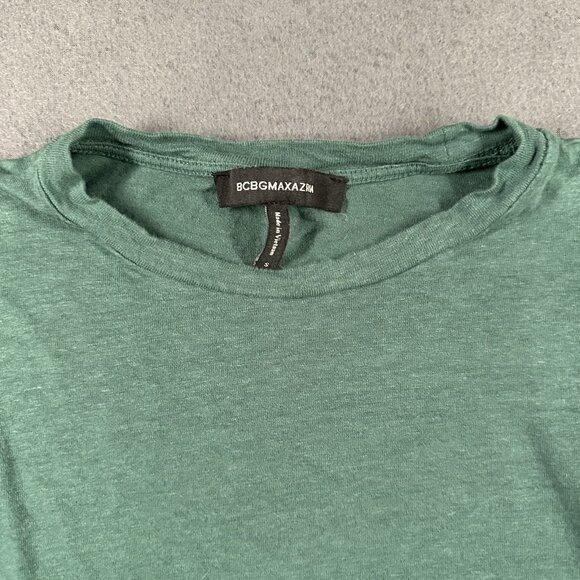 BCBGMaxazria Tops Womens Small Lot of 2 Blouses Floral Solid Short Sleeve - Picture 10 of 16